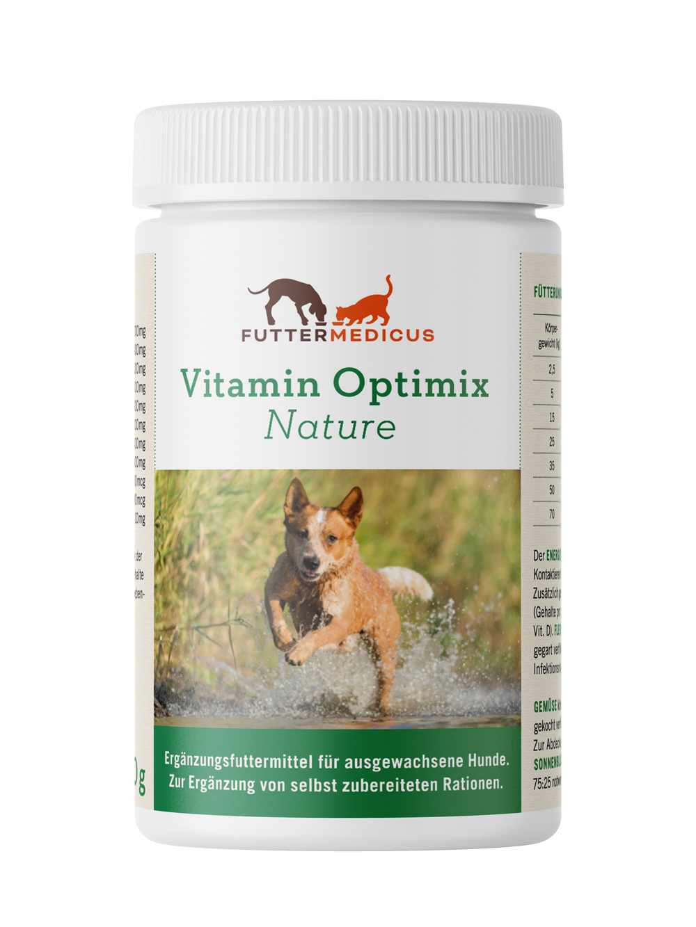 Feed additive dogs for BARFing and